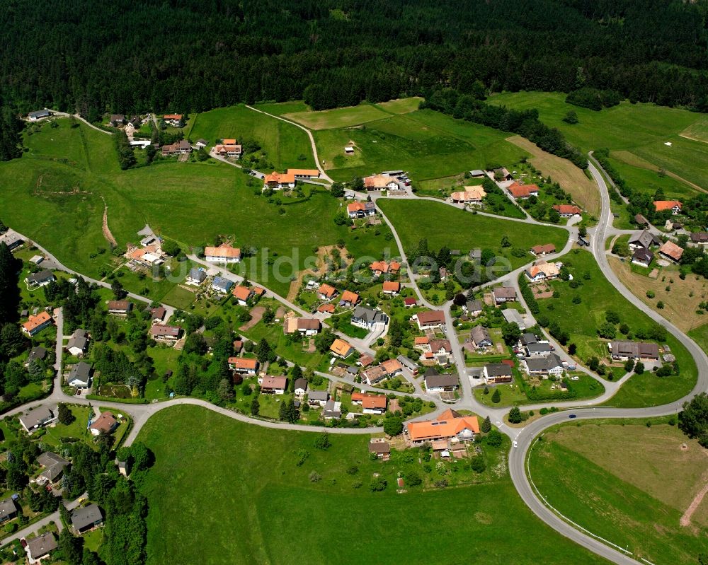 Luftbild Murg - Dorfkern am Feldrand in Murg im Bundesland Baden-Württemberg, Deutschland