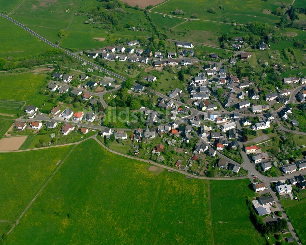 Luftbild Nenderoth - Dorfkern am Feldrand in Nenderoth im Bundesland Hessen, Deutschland