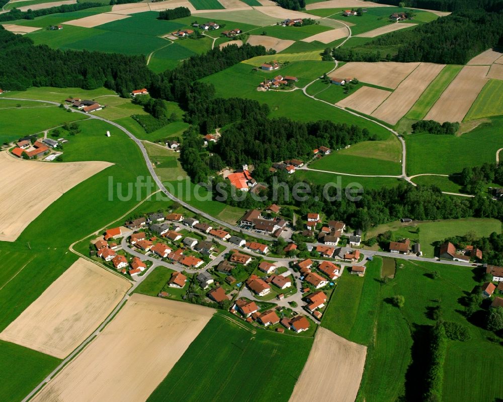 Luftbild Neukirchen - Dorfkern am Feldrand in Neukirchen im Bundesland Bayern, Deutschland