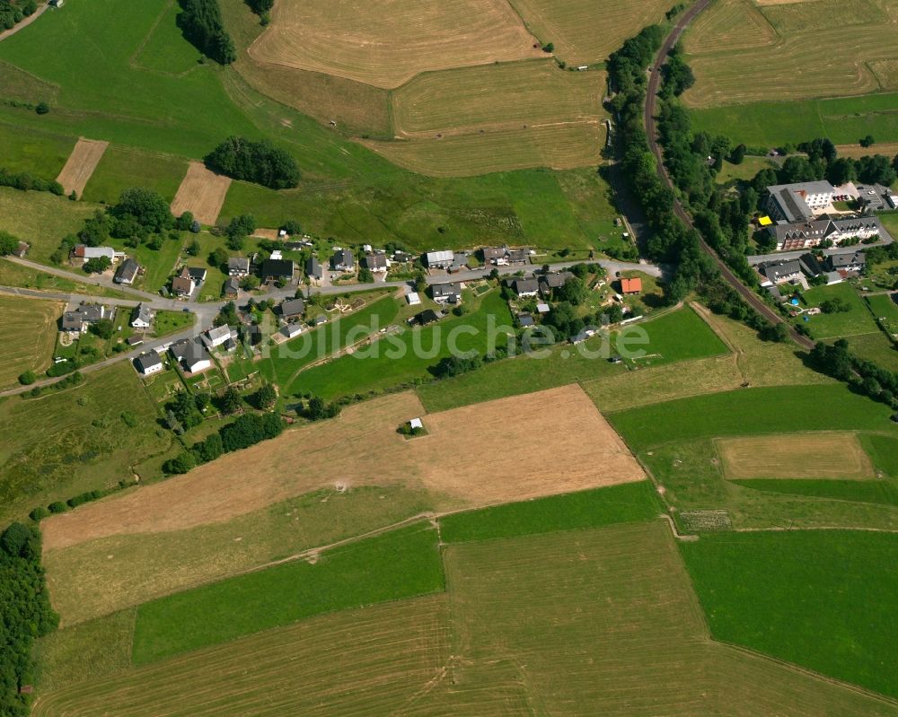 Luftbild Oberndorf - Dorfkern am Feldrand in Oberndorf im Bundesland Nordrhein-Westfalen, Deutschland