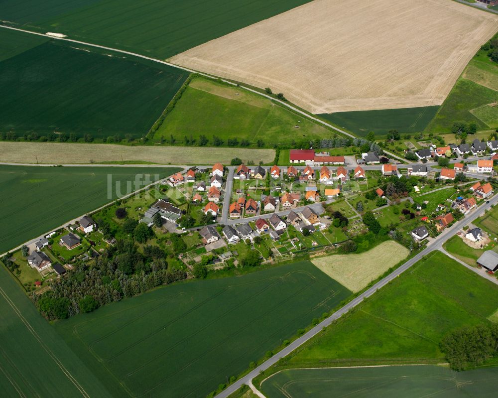 Luftbild Ostharingen - Dorfkern am Feldrand in Ostharingen im Bundesland Niedersachsen, Deutschland