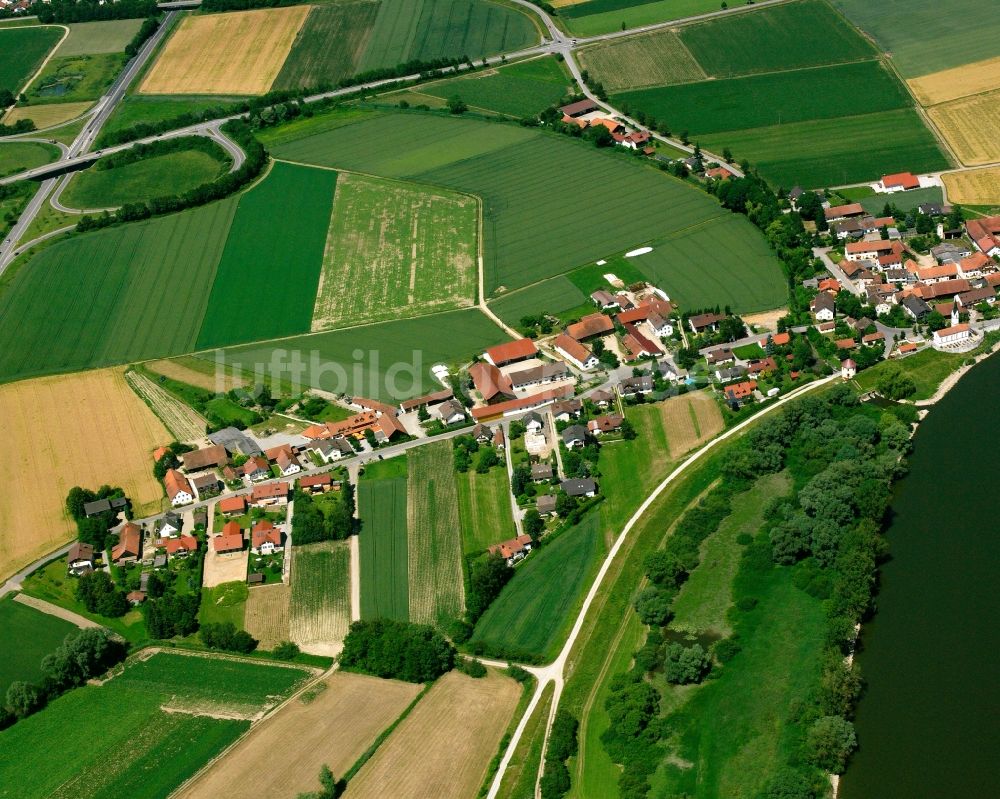 Luftbild Reibersdorf - Dorfkern am Feldrand in Reibersdorf im Bundesland Bayern, Deutschland