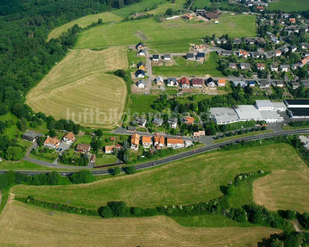 Luftbild Residenz am Stausee - Dorfkern am Feldrand in Residenz am Stausee im Bundesland Hessen, Deutschland