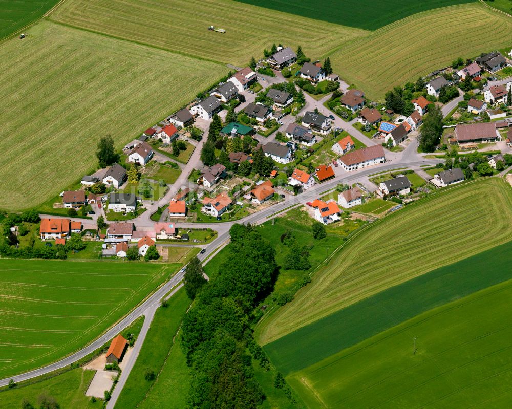 Luftaufnahme Reute - Dorfkern am Feldrand in Reute im Bundesland Baden-Württemberg, Deutschland