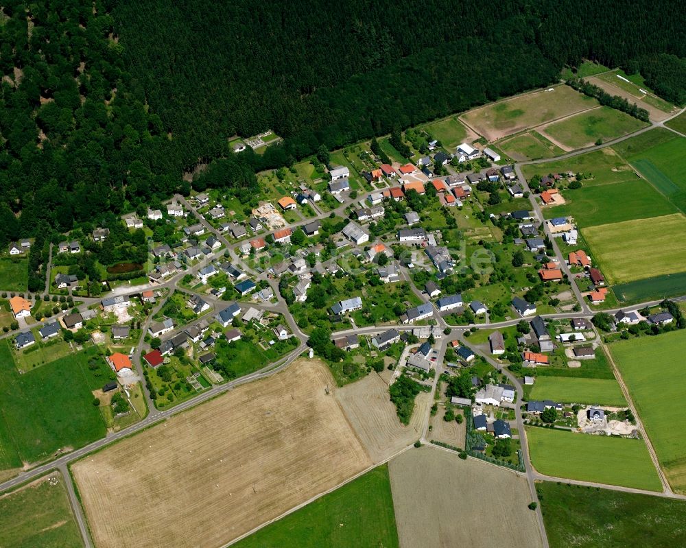 Luftaufnahme Rinzenberg - Dorfkern am Feldrand in Rinzenberg im Bundesland Rheinland-Pfalz, Deutschland