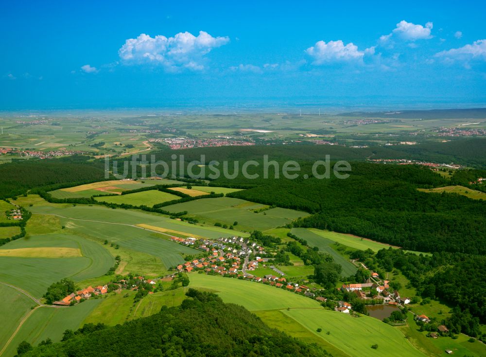 Luftaufnahme Rosenthal - Dorfkern am Feldrand in Rosenthal im Bundesland Rheinland-Pfalz, Deutschland