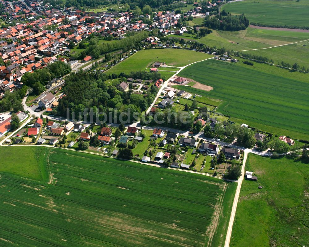 Luftbild Rotacker - Dorfkern am Feldrand in Rotacker im Bundesland Sachsen-Anhalt, Deutschland