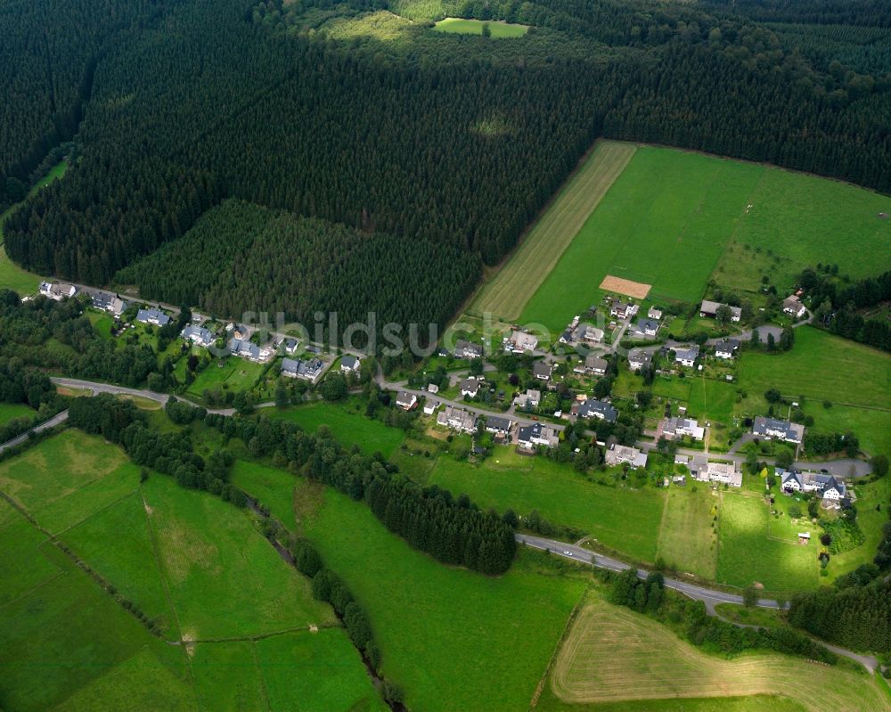 Luftbild Röspe - Dorfkern am Feldrand in Röspe im Bundesland Nordrhein-Westfalen, Deutschland