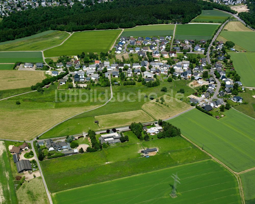 Luftbild Schwall - Dorfkern am Feldrand in Schwall im Bundesland Rheinland-Pfalz, Deutschland