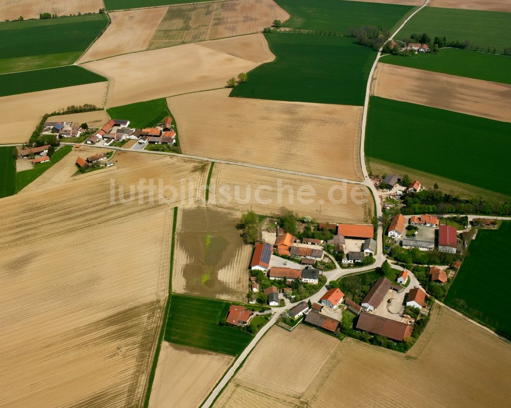 Luftbild See - Dorfkern am Feldrand in See im Bundesland Bayern, Deutschland