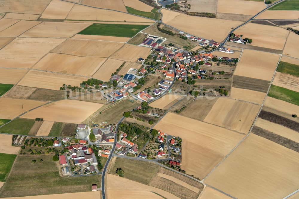 Luftbild Stadelhofen - Dorfkern am Feldrand in Stadelhofen im Bundesland Bayern, Deutschland