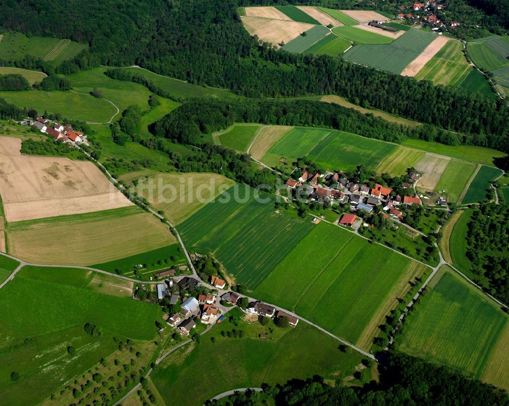 Luftbild Steinhausen - Dorfkern am Feldrand in Steinhausen im Bundesland Baden-Württemberg, Deutschland