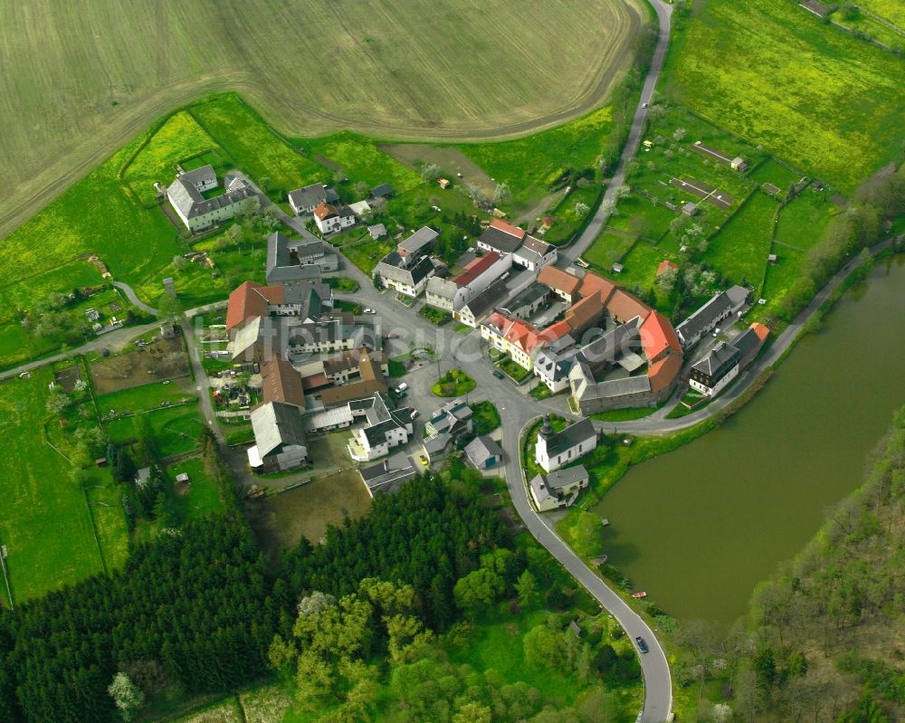 Luftbild Stelzendorf - Dorfkern am Feldrand in Stelzendorf im Bundesland Thüringen, Deutschland