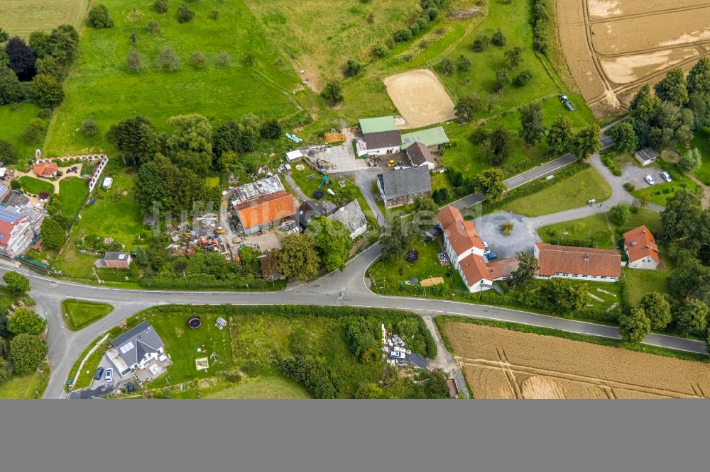 Luftbild Stentrop - Dorfkern am Feldrand in Stentrop im Bundesland Nordrhein-Westfalen, Deutschland