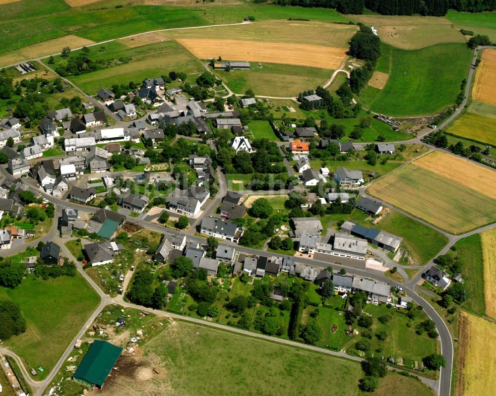 Luftbild Sulzbach - Dorfkern am Feldrand in Sulzbach im Bundesland Rheinland-Pfalz, Deutschland