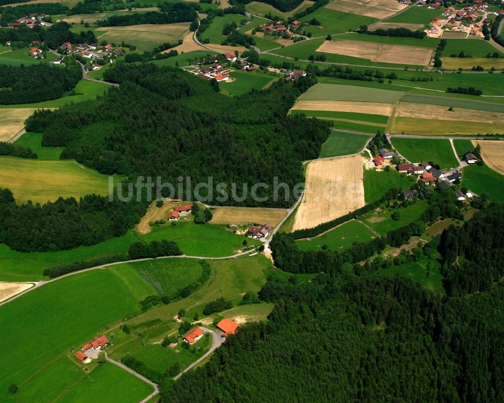 Luftbild Thanholz - Dorfkern am Feldrand in Thanholz im Bundesland Bayern, Deutschland