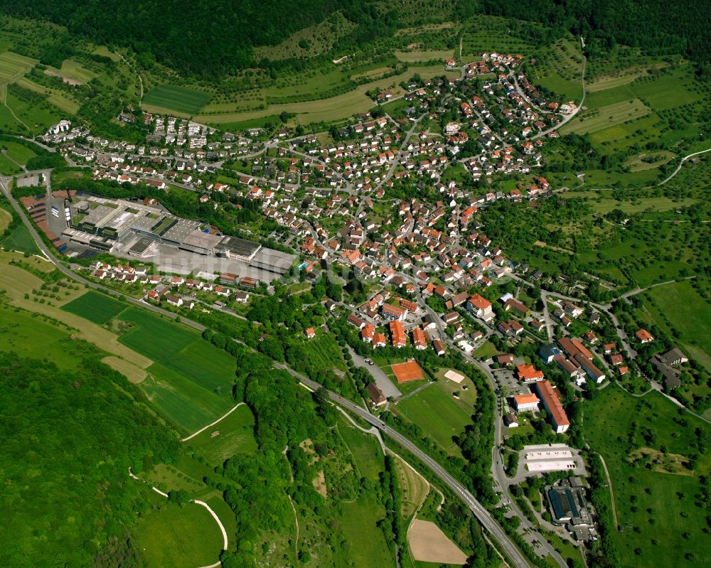 Luftbild Türkheim - Dorfkern am Feldrand in Türkheim im Bundesland Baden-Württemberg, Deutschland