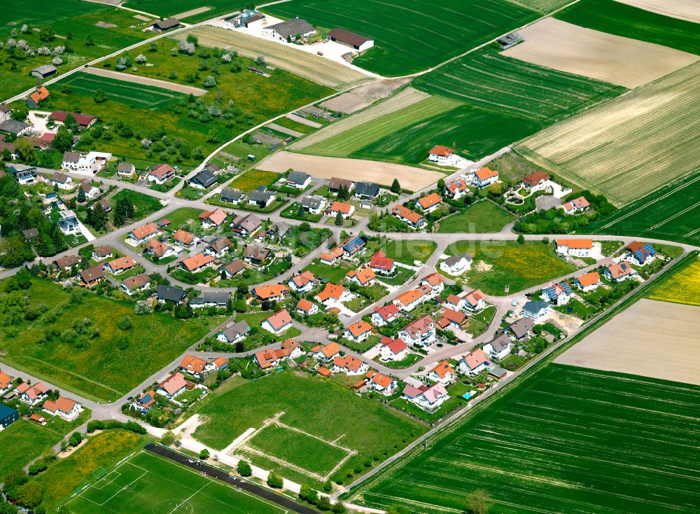 Luftbild Unterstadion - Dorfkern am Feldrand in Unterstadion im Bundesland Baden-Württemberg, Deutschland