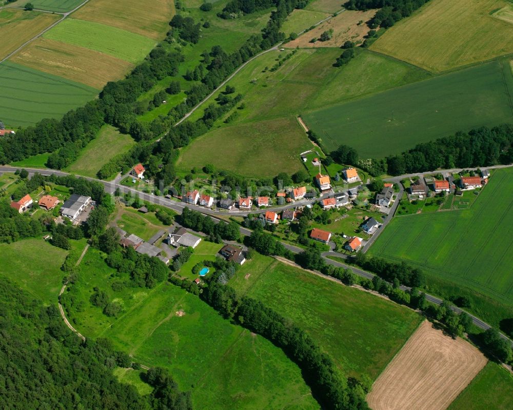 Luftbild Uschlag - Dorfkern am Feldrand in Uschlag im Bundesland Niedersachsen, Deutschland