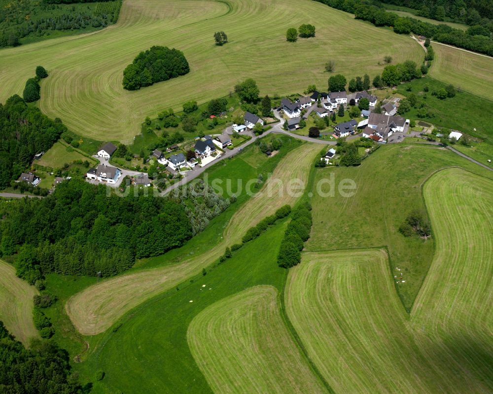 Wiebelsaat von oben - Dorfkern am Feldrand in Wiebelsaat im Bundesland Nordrhein-Westfalen, Deutschland