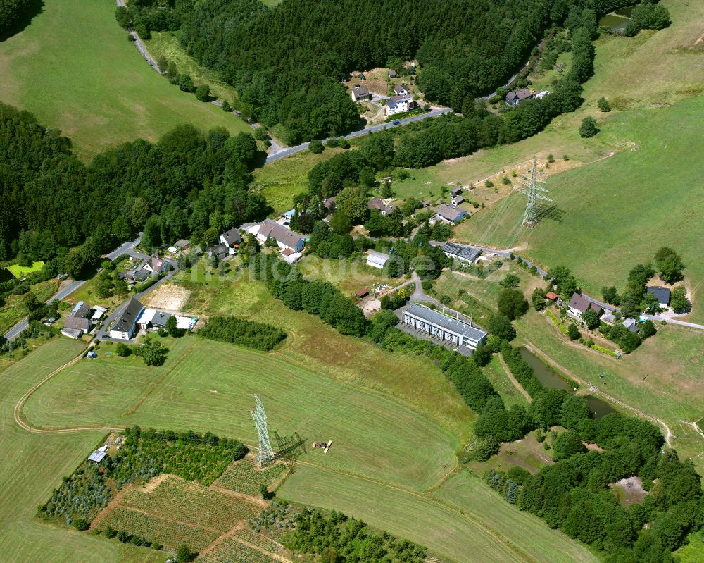 Wiebelsaat von oben - Dorfkern am Feldrand in Wiebelsaat im Bundesland Nordrhein-Westfalen, Deutschland