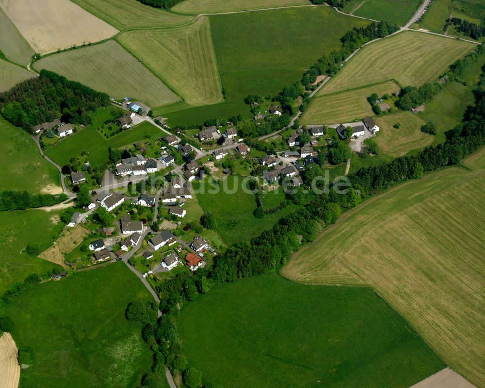 Luftbild Willertshagen - Dorfkern am Feldrand in Willertshagen im Bundesland Nordrhein-Westfalen, Deutschland