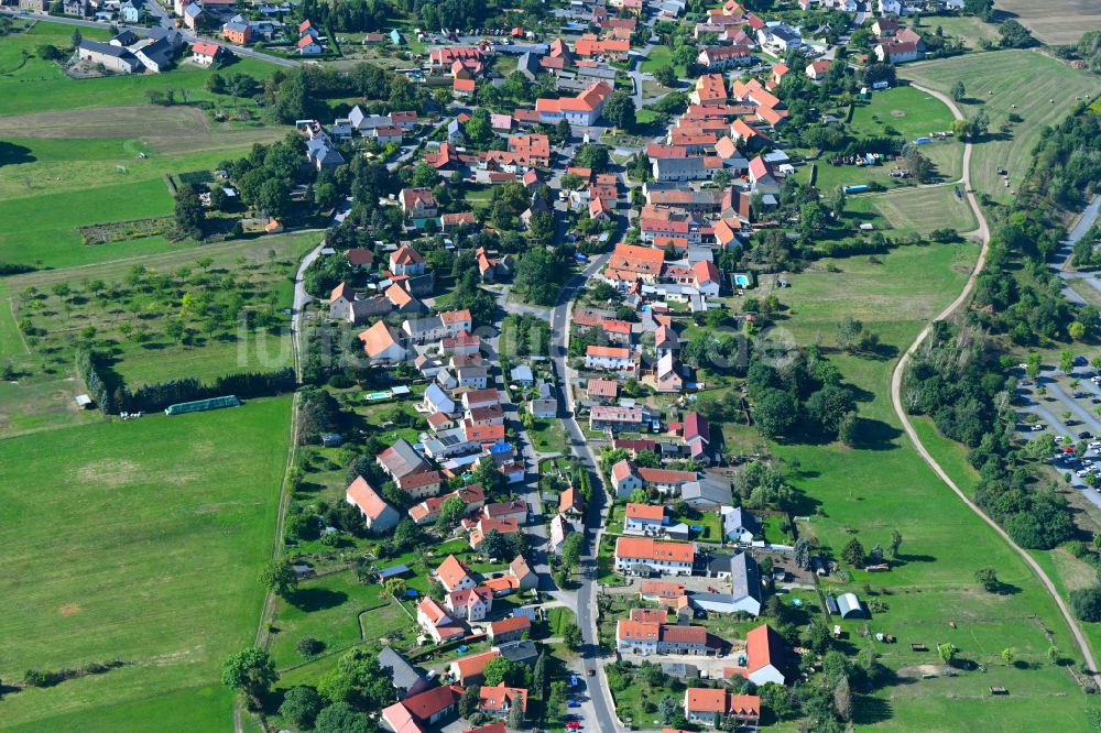 Luftbild Wilschdorf - Dorfkern am Feldrand in Wilschdorf im Bundesland Sachsen, Deutschland