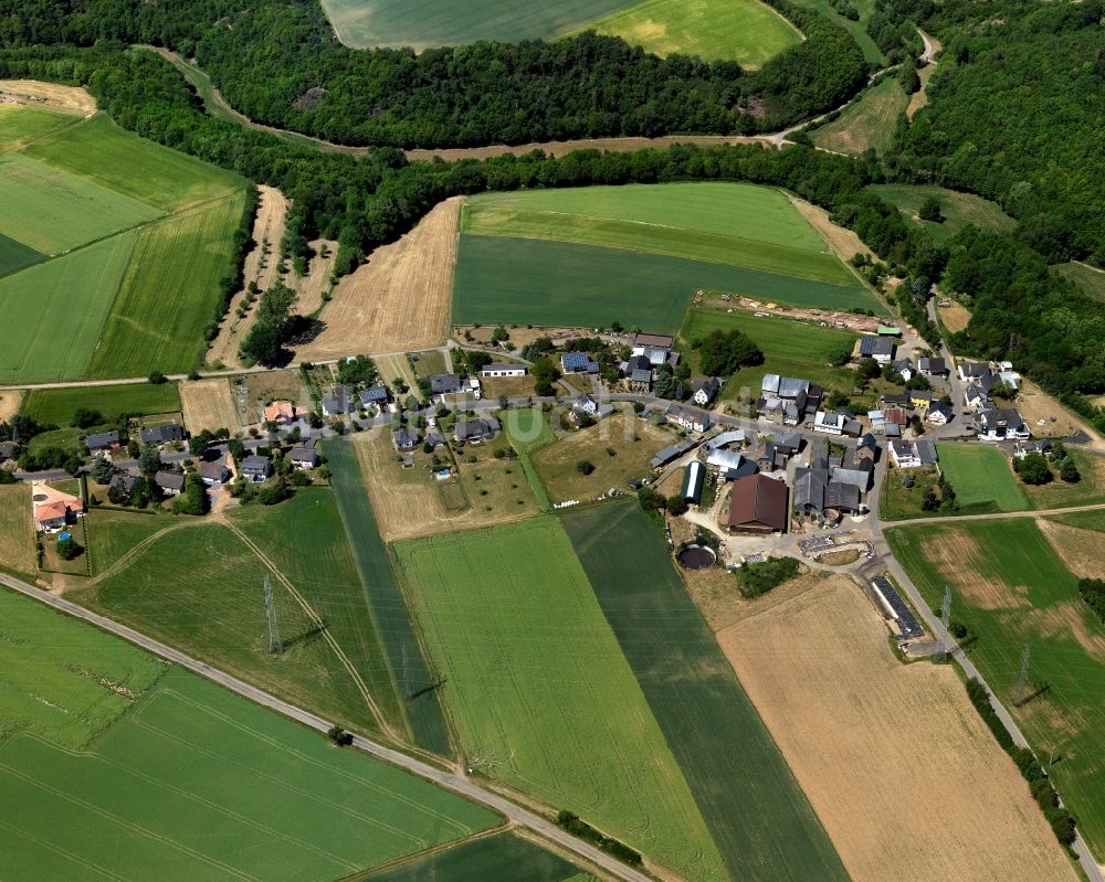 Forst(Eifel) von oben - Dorfkern in Forst(Eifel) im Bundesland Rheinland-Pfalz