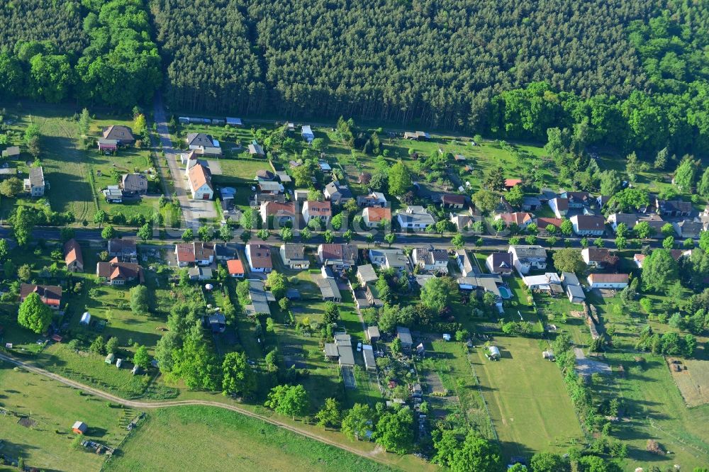 Luftaufnahme Freienhagen, Liebenwalde - Dorfkern in Freienhagen, Liebenwalde im Bundesland Brandenburg