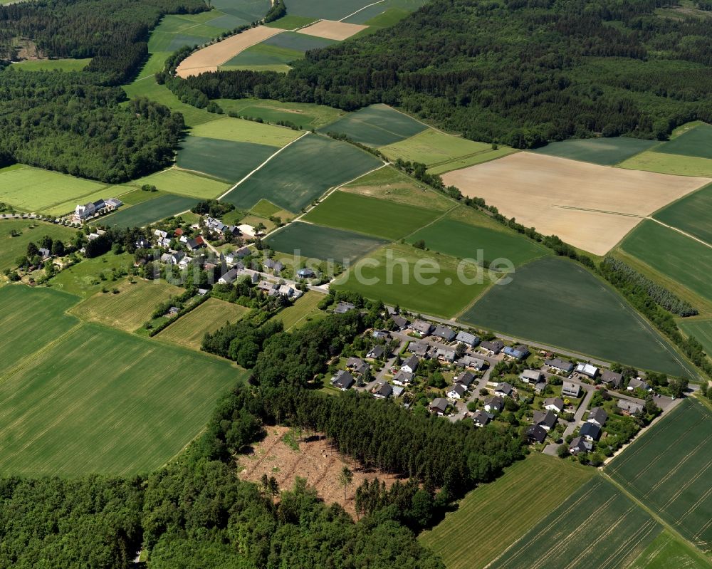 Luftaufnahme Gammelshausen, Hollnich - Dorfkern in Gammelshausen, Hollnich im Bundesland Rheinland-Pfalz