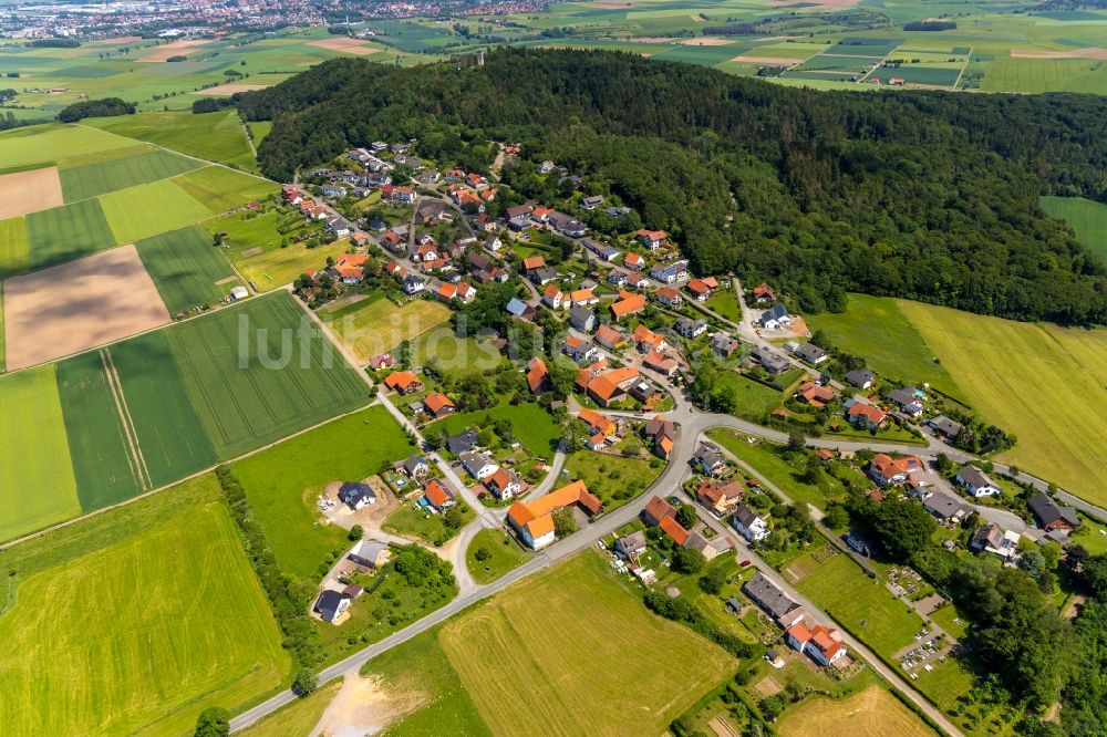 Luftbild Goldhausen - Dorfkern in Goldhausen im Bundesland Hessen, Deutschland