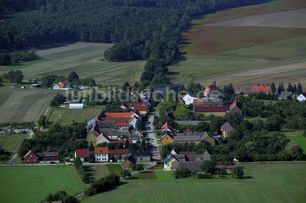 Grabo von oben - Dorfkern in Grabo im Bundesland Sachsen-Anhalt