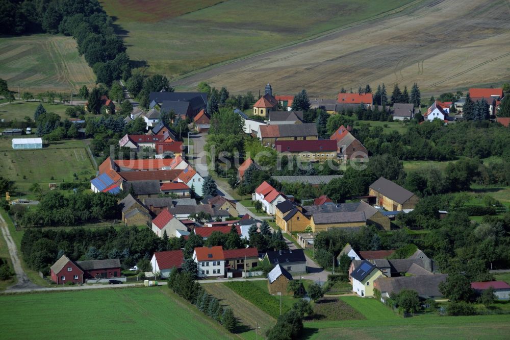 Luftaufnahme Grabo - Dorfkern in Grabo im Bundesland Sachsen-Anhalt