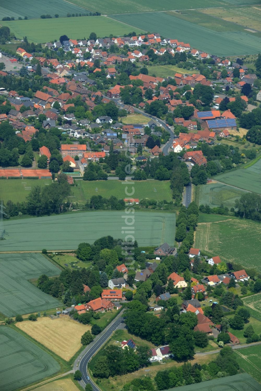 Luftbild Groß Munzel - Dorfkern in Groß Munzel im Bundesland Niedersachsen