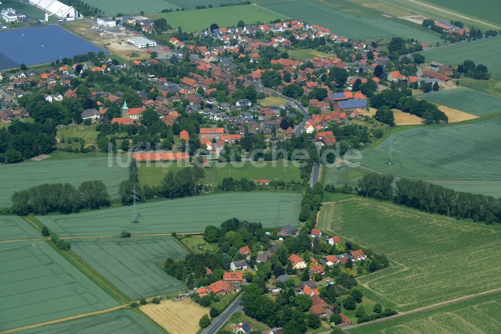 Luftaufnahme Groß Munzel - Dorfkern in Groß Munzel im Bundesland Niedersachsen