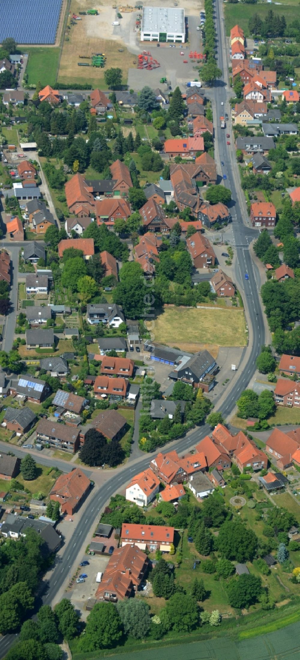 Luftaufnahme Groß Munzel - Dorfkern in Groß Munzel im Bundesland Niedersachsen