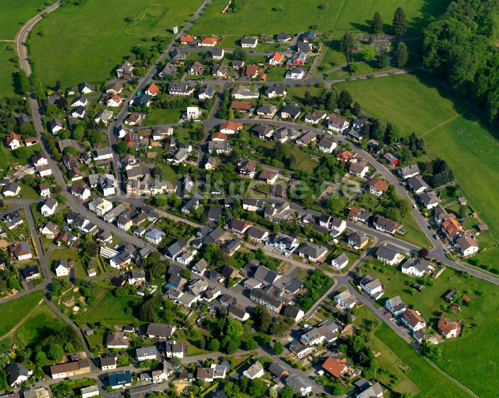 Horbach aus der Vogelperspektive: Dorfkern in Horbach im Bundesland Rheinland-Pfalz