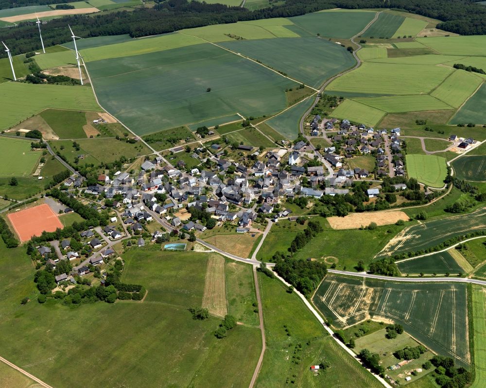 Luftbild Horn - Dorfkern in Horn im Bundesland Rheinland-Pfalz