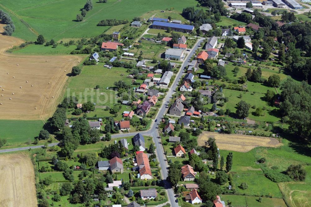 Luftbild Klein Vielen - Dorfkern in Klein Vielen im Bundesland Mecklenburg-Vorpommern