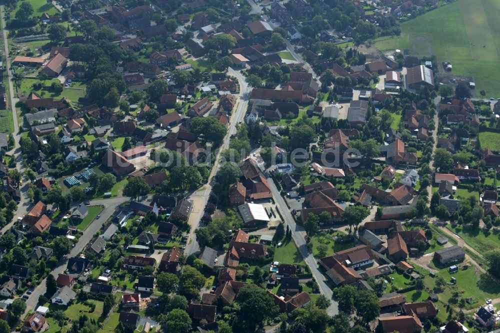 Luftbild Kleinburgwedel - Dorfkern in Kleinburgwedel im Bundesland Niedersachsen