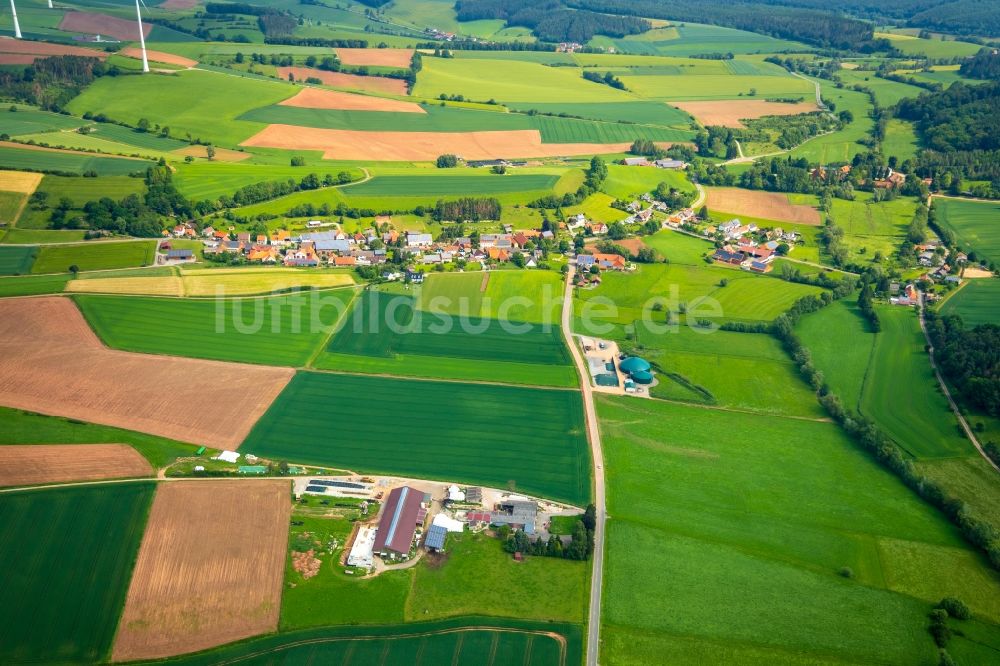 Luftbild Kohlgrund - Dorfkern in Kohlgrund im Bundesland Hessen, Deutschland