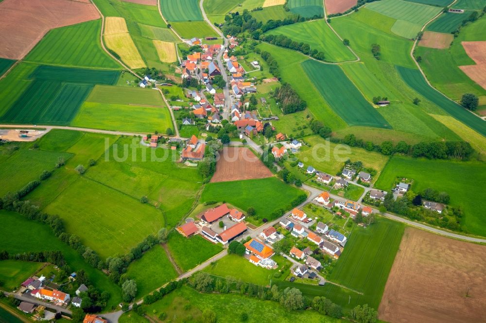 Luftaufnahme Kohlgrund - Dorfkern in Kohlgrund im Bundesland Hessen, Deutschland