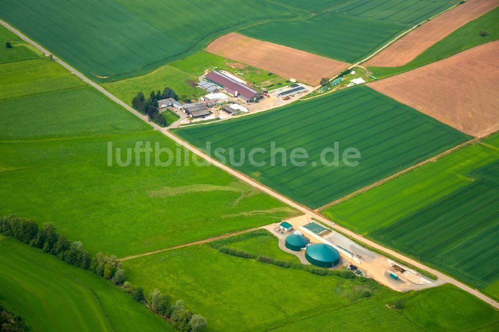 Kohlgrund von oben - Dorfkern in Kohlgrund im Bundesland Hessen, Deutschland