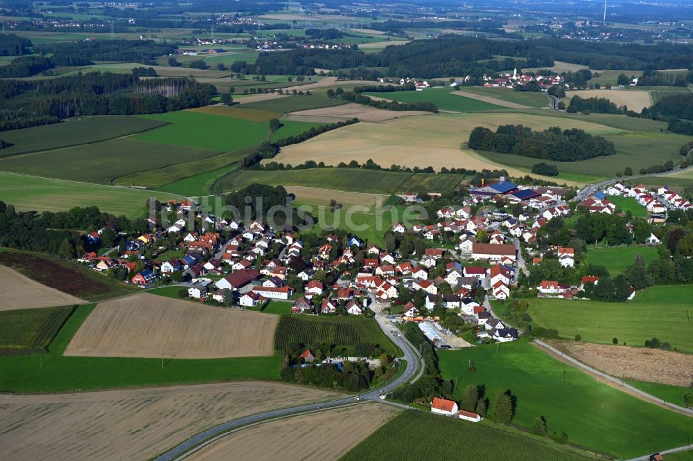 Luftbild Lauterbach - Dorfkern in Lauterbach im Bundesland Bayern, Deutschland