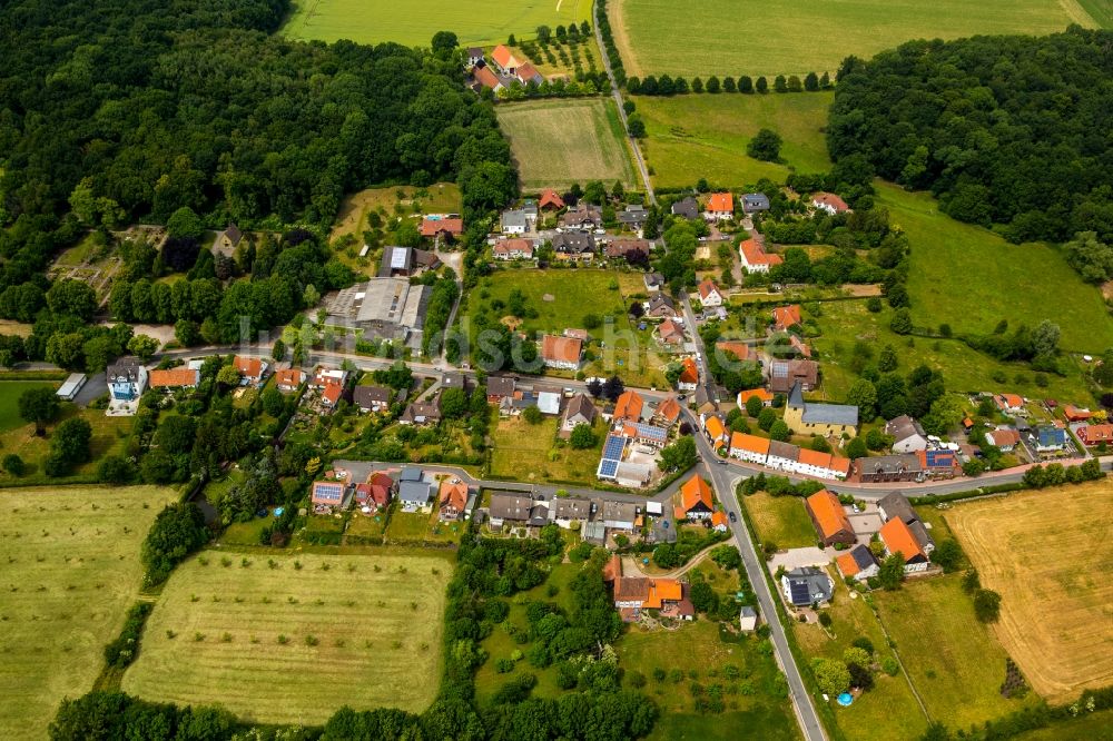 Luftbild Lenningsen - Dorfkern in Lenningsen im Bundesland Nordrhein-Westfalen