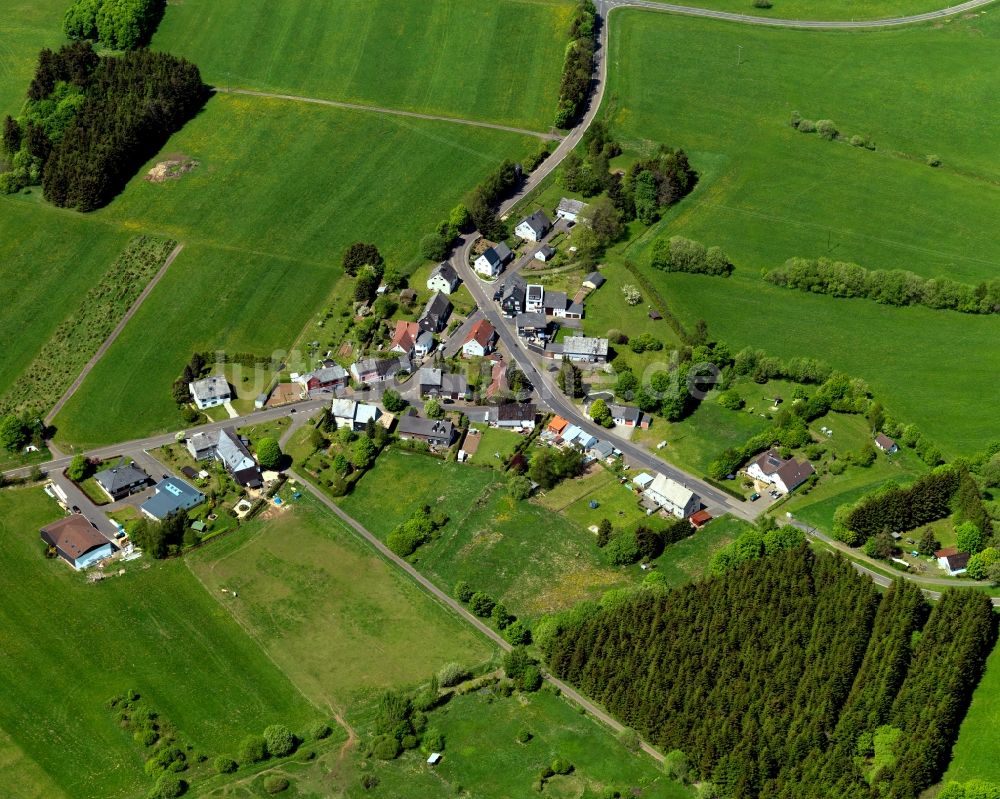 Luftaufnahme Löhnfeld, Liebenscheid - Dorfkern in Löhnfeld, Liebenscheid im Bundesland Rheinland-Pfalz