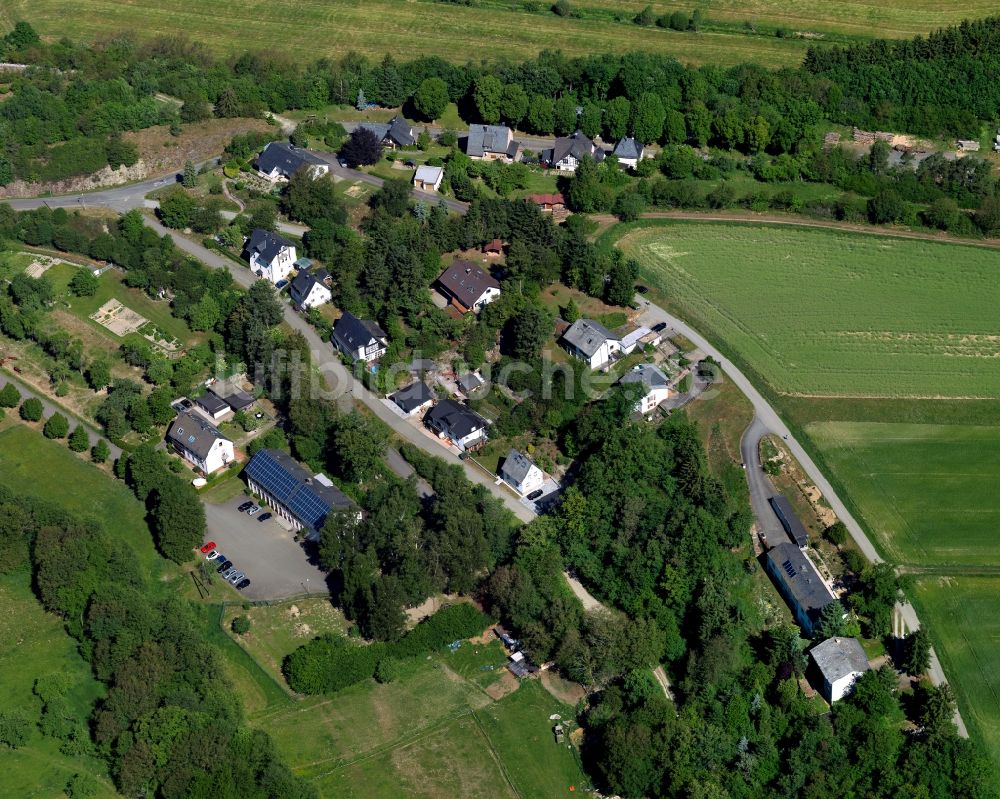 Luftbild Mengerschied - Dorfkern in Mengerschied im Bundesland Rheinland-Pfalz