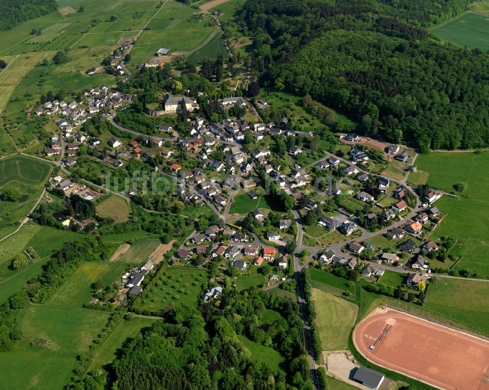 Luftbild Molsberg - Dorfkern in Molsberg im Bundesland Rheinland-Pfalz