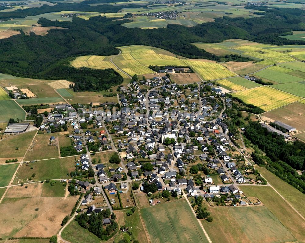 Luftbild Mörsdorf - Dorfkern in Mörsdorf im Bundesland Rheinland-Pfalz