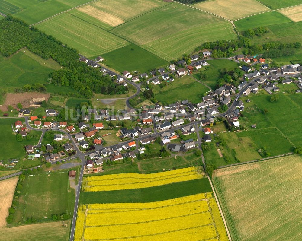 Luftaufnahme Mudenbach - Dorfkern in Mudenbach im Bundesland Rheinland-Pfalz